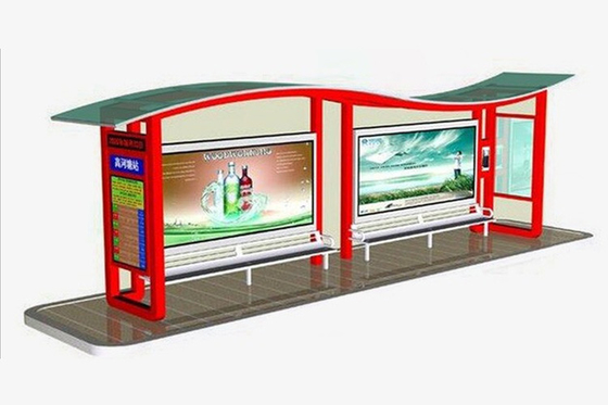 China High Performance Cantilever Bus Shelter, prachtig bushalte shelterontwerp leverancier