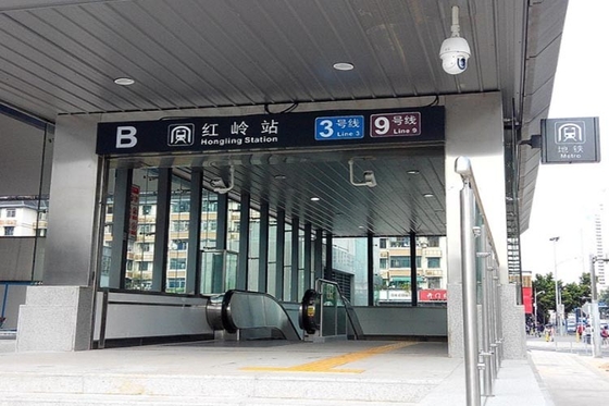 China Aangepaste roestvrijstalen producten van het metrostation, met meerdere in- en uitgangen leverancier