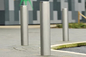 Gemakkelijk te installeren stalen parkeerpalen, oprit Beveiligingsposten weerstaan ​​externe kracht leverancier
